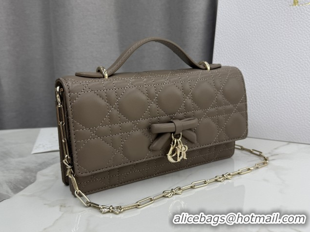 Trendy Design Dior My Dior Mini Bag in Cannage Lambskin Leather 0126108 Taupe 2026