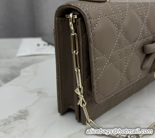 Trendy Design Dior My Dior Mini Bag in Cannage Lambskin Leather 0126108 Taupe 2026