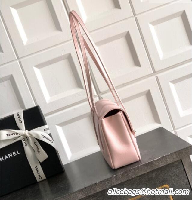 Best Product Chanel Small Flap Bag in Pink Grained Shiny Calfskin AS6130 Spring-Summer 2026 Pre-collection