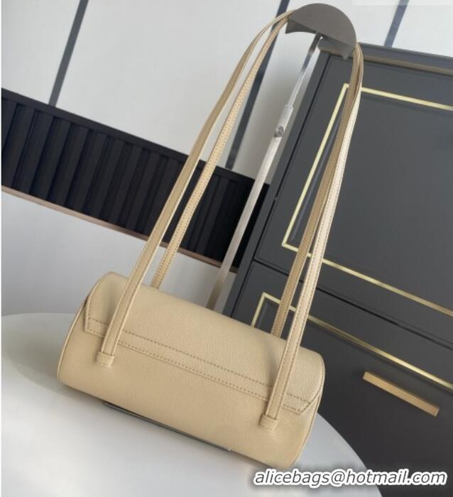 Discount Chanel Small Bowling Bag in Beige Grained Shiny Calfskin AS6130 Spring-Summer 2026 (Pre-order)