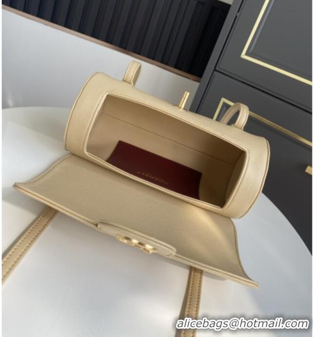 Discount Chanel Small Bowling Bag in Beige Grained Shiny Calfskin AS6130 Spring-Summer 2026 (Pre-order)