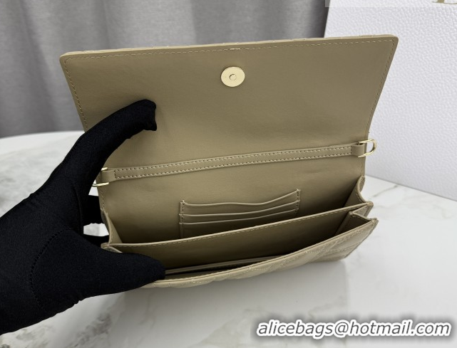 Luxury Dior My Dior Mini Bag in Cannage Lambskin Leather 0126109 Milky Tea 2026