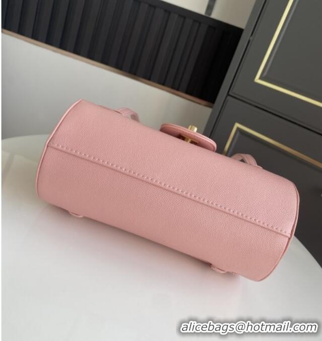 Good Product Chanel Small Bowling Bag in Pink Grained Shiny Calfskin AS6130 Spring-Summer 2026 (Pre-order)