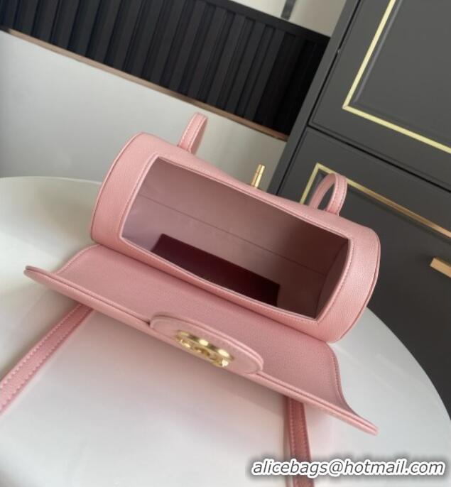 Good Product Chanel Small Bowling Bag in Pink Grained Shiny Calfskin AS6130 Spring-Summer 2026 (Pre-order)