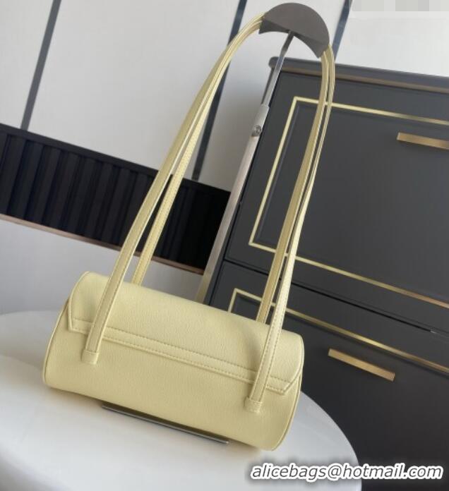 Trendy Design Chanel Small Bowling Bag in Yellow Grained Shiny Calfskin AS6130 Spring-Summer 2026 (Pre-order)