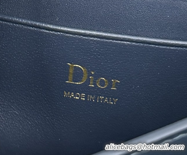 Stylish Dior My Dior Mini Bag in Cannage Lambskin Leather Midnight Blue 0126111 2026