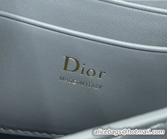 Duplicate Dior My Dior Mini Bag in Cannage Lambskin Leather Dusty Blue 0126112 2026