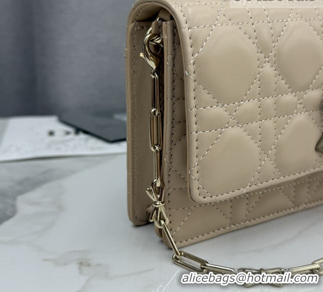 Good Product Dior My Dior Mini Bag in Cannage Lambskin Leather with Bow Beige 0126113 2026