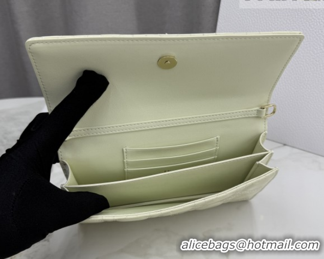 Pretty Style Dior My Dior Mini Bag in Patent Cannage Leather with Bow White 0126117 2026