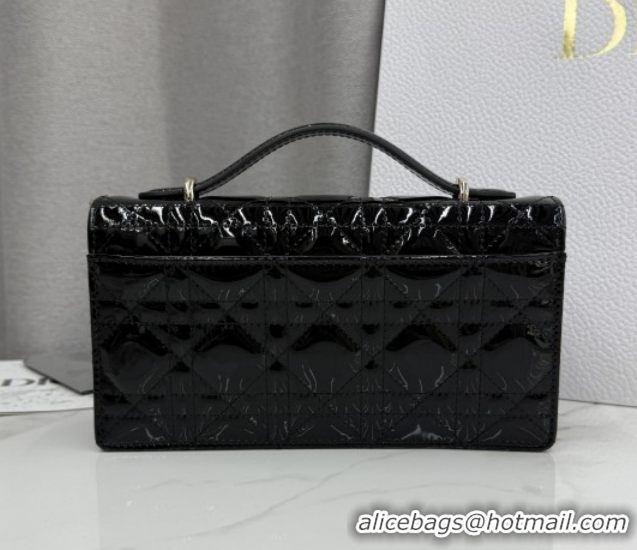 Good Quality Dior My Dior Mini Bag in Patent Cannage Leather with Bow Black 0126118 2026