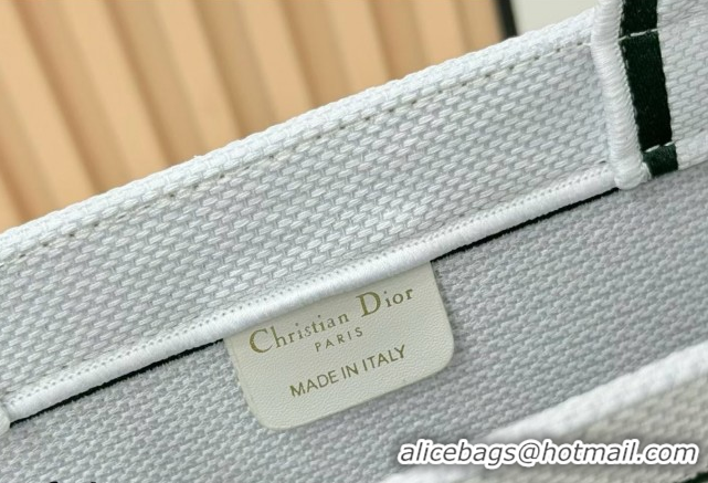 Good Looking Dior Large Book Tote Bag in White Book Cover Embroidery 0127034 2026