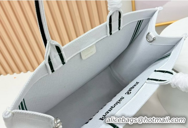 Good Looking Dior Large Book Tote Bag in White Book Cover Embroidery 0127034 2026