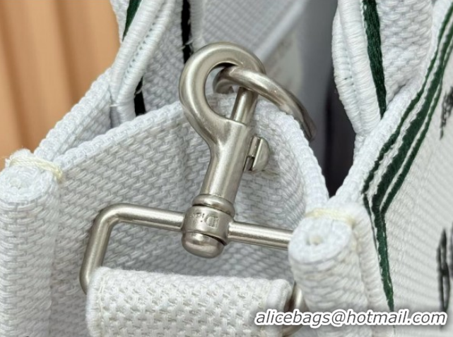 Discount Dior Small Book Tote Bag in White Book Cover Embroidery 0127036 2026