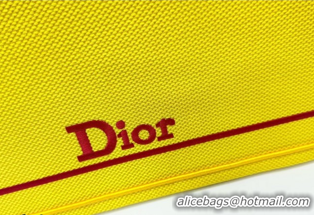 Top Grade Dior Large Book Tote Bag in Yellow and Red Book Cover Embroidery 0127040 2026
