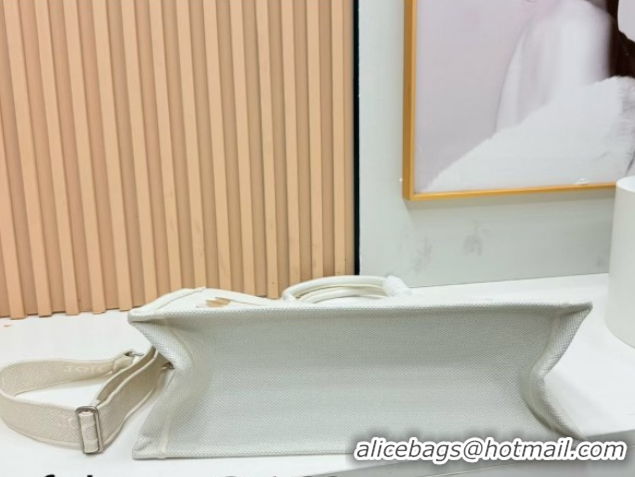 Luxury Dior Large Book Tote Bag in Yellow and Red Book Cover Embroidery 0127043 2026