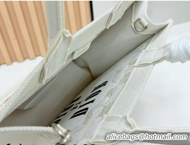 Unique Style Dior Medium Book Tote Bag in Yellow and Red Book Cover Embroidery 0127044 2026