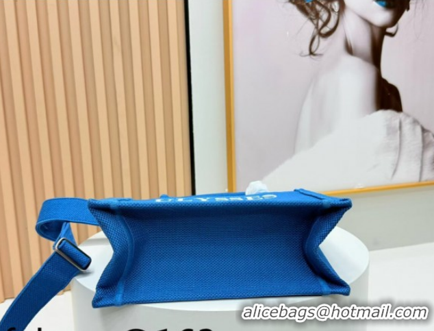 Sumptuous Dior Small Book Tote Bag in Blue and White Book Cover Embroidery 0127048 2026