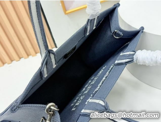 Best Grade Dior Large Book Tote Bag in Grey and White Book Cover Embroidery 0127049 2026