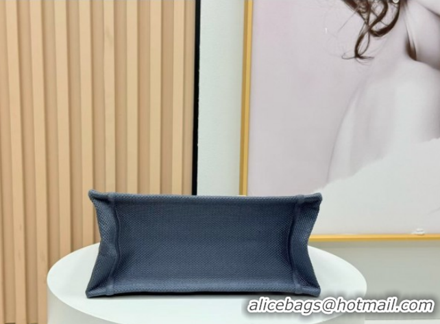 Charming Dior Small Book Tote Bag in Grey and White Book Cover Embroidery 0127051 2026