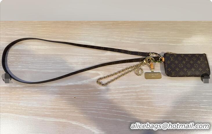 Unique Grade Louis Vuitton Monogram Canvas Phone Holder M26898