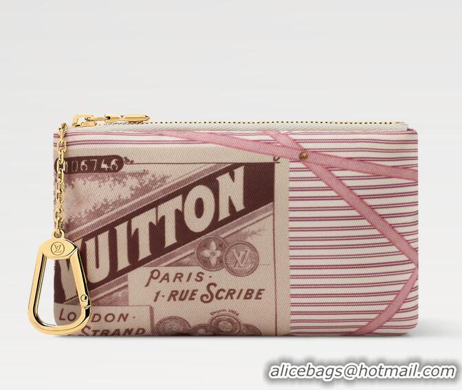 Buy Discount Louis Vuitton Key Pouch S M29402 Beige/Pink