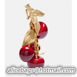 Famous Brand Saint Laurent Cassandre Asymmetric Clip-on Earrings Y2369