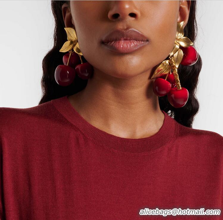 Famous Brand Saint Laurent Cassandre Asymmetric Clip-on Earrings Y2369