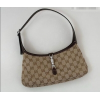 Buy Discount Gucci Jackie Slim small shoulder bag in GG Canvas 863137 Sand Beige/Brown 2026
