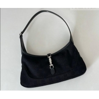 Grade Design Gucci Jackie Slim small shoulder bag in GG Canvas 863137 Black 2026