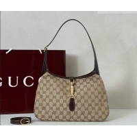 Promotional Gucci Jackie Slim medium shoulder bag in GG Canvas 863136 Sand Beige/Brown 2026