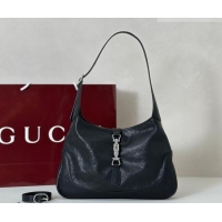 Buy Cheap Gucci Jackie Slim medium shoulder bag in Lambskin Leather 863136 Black 2026