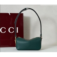 Grade Design Gucci Half Horsebit mini shoulder bag in Grainy Leather 860784 Dark Green 2026