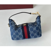 Buy Inexpensive Gucci Vanity mini bag in GG Denim 861775 Blue 2026