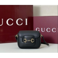 Affordable Price Gucci Horsebit 1955 Leather Micro Bag 851620 Black 2026