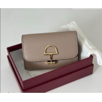 Promotional Gucci Softbit Leather card case with Half Horsebit 828148 Taupe 2026