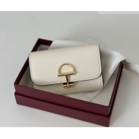 Best Quality Gucci Softbit Leather card case with Half Horsebit 828148 White 2026
