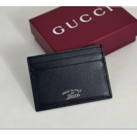 Best Price Gucci Lira card case in Grainy Leather 867316 Black 2026
