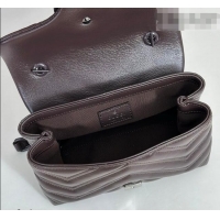 Market Sells Gucci GG Marmont Leather mini shoulder bag 856368 Dark Brown 2026