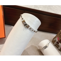 Best Product Hermes Jumping High Flat Boots in Calfskin Leather with Kelly Buckle Strap H102302 White 2026