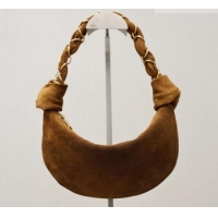 Grade Design Saint Laurent Amalia Mini Hobo Bag in Suede 862558 Caramel Cognac Brown 2026