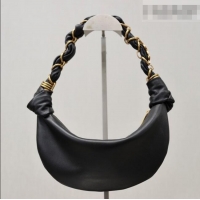 Best Price Saint Laurent Amalia Mini Hobo Bag in Calfskin Leather 862558 Black 2026