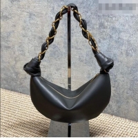 Luxury Cheap Saint Laurent Amalia Mini Hobo Bag in Calfskin Leather 862558 Grey 2026