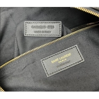 Best Grade Saint Laurent Amalia Hobo Bag in Shiny Leather 862210 Black 2026