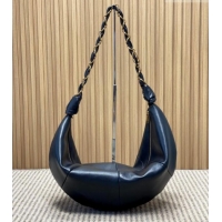 Promotional Saint Laurent Amalia Hobo Bag in Calfskin Leather 862210 Black 2026