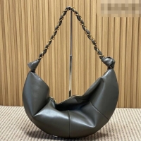 Super Quality Saint Laurent Amalia Hobo Bag in Calfskin Leather 862210 Musk Green 2026