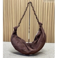 Super Quality Saint Laurent Amalia Hobo Bag in Suede 862210 Coffee Brown 2026