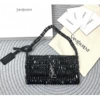 Best Price Saint Laurent Evening Bag in Crystals 819638 Black 2026