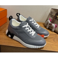 Most Popular Hermes Bouncing Sneakers in Fabric and Leather Grey2 1222034 2026