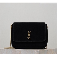 Grade Design Saint Laurent Kate Chain Bag in Suede 544116 Black 2026