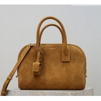 Super Quality Saint Laurent SAC DE JOUR Boston Bag in Suede 851694 Caramel 2026